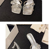 2024 Summer New Velcro Casual Roman Beach Sandals Plus Size 36-43 Thick Soled Outer Wear Sandals