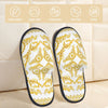 Custom Queen Of Absolutely Everything Gold Baroque Soft Memory Foam House Slippers Women Comfy Warm Anti-skid Sole Slipper