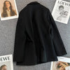 Spring Autumn High Quality Long Sleeve Female Blazer Double Button Jacket Ladies Business Work Wear Formal Coat Women Outerwea