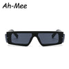 Rimless Square Sunglasses Women Punk Vintage Brand Green Black Shades Sun Glasses Men Trend Female Eyewear Designer Oculos