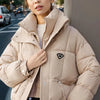 2024 Winter Korean Women Puffer Parkas Thick Warm Down Cotton Padded Coat Female Loose Outwear Clothes Short Jacket Overcoat