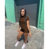 Streetwear Zipper Pockets Shorts Jumpsuit Women Clothing Short Sleeve Skinny Cargo Playsuit Summer Casual One Pieces Romper