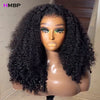 Glueless Lace Fronta Wigs Human Hair Afro Kinky Curly 500 Density 360/13x6 Hd Lace Frontal Wigs Human Hair Pre Plucked For Women