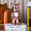20/28/35cm Aesthetic Bear Figure Stautes Ceramics Violent Bear Figurines Sculptures Decor Luxury Room Decorations Home Ornament