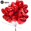 Valentine Decoration Balloon Garland Arch Kit Rose Red Heart Love Balon for Wedding Anniversary Valentine Day Gift 14 De Febrero