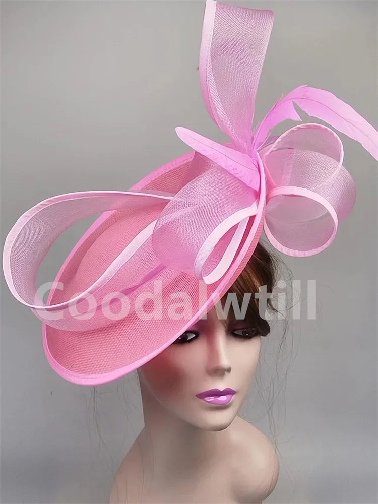 Mesh Fascinator Headpiece Women Formal Event Derby Headpiece Ladies Eleagnt Mariage Millinery Cap Fashion Wedding Fascinator Hat