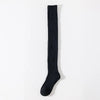 New Women Black White Knee High Lolita Socks Lady Female Over Knee Cute Long Sock Solid Color Stockings For Women