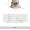 Trendy Korean Fashion Mini Square Bag Vintage Streetwear Elegant Crossbody Bags Casual Y2k Aesthetic Shoulder Handbags for Women