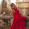 Amanda Sexy Halter Burgundy Evening Dress Long Train Prom Dress Customized Sexy Open Back Party Dress Silk فساتين مناسبة رسمية