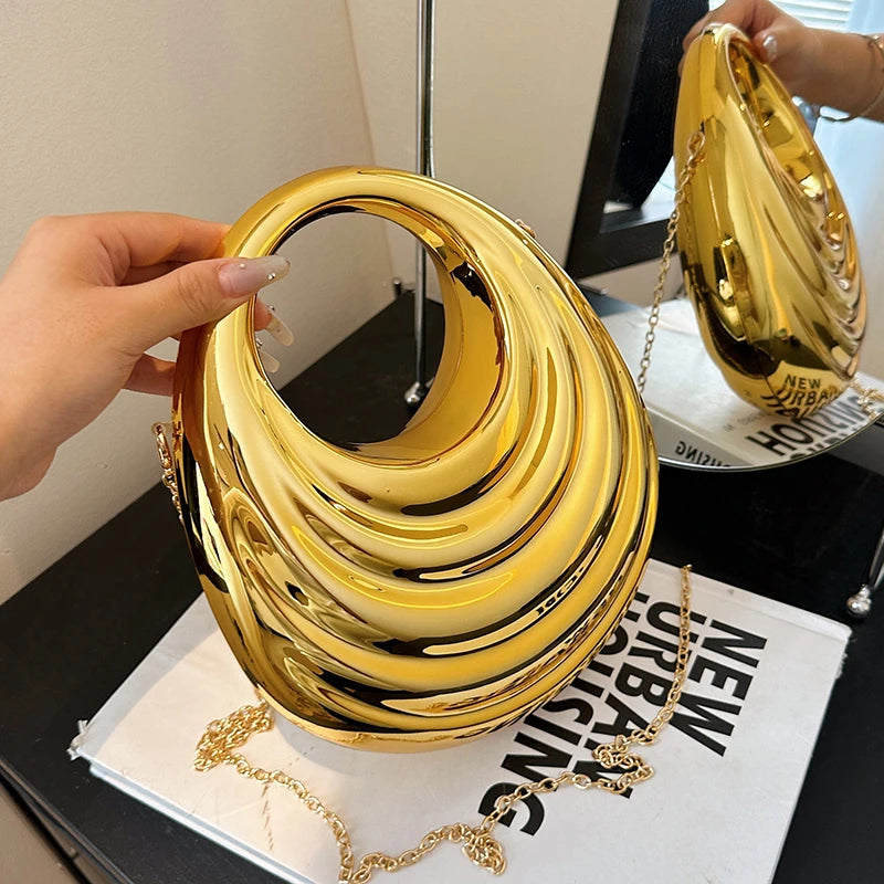Acrylic Evening Clutch Bag Women Luxury Shoulder Bag Handbag And Crossbody Bags Fashion Party Prom Wedding Shiny Design Purse