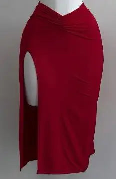 The 2025 summer new women's sexy slit strapless solid color half skirt fashion set