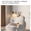 Fluffy White Living Room Chair Modern Cute Floor Ergonomic Living Room Chair Lounge Recliner Meuble Salon Home Furniture