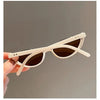 Half Frame Cat-eye Sunglasses Fashion Style Colored Women's Sunglasses Uv400 Fashion Shades Eyewear Summer Anti UV Sunglasses