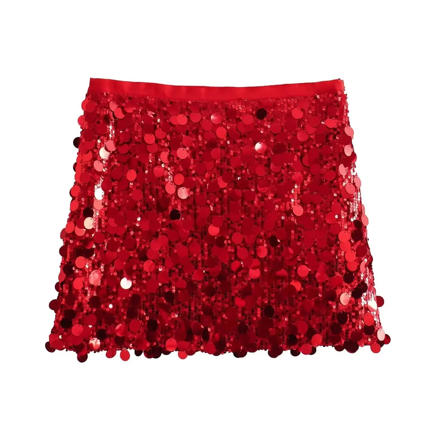 Party Club Stage Show Mini Skirts for Women Clothing Fashion Clothes Sexy Streetwear Dance Bling Sequined Hot Girls