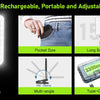 LED Selfie Light 60 High-quality LED Beads 2200mAh Rechargeable CRI 97+, 7 Light Modes Portable on Light for Phone/Tablet/Laptop