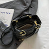 Quilted Pattern Solid Color Pu Handbag With Pendant Decoration, Versatile Noble Women's Crossbody Bag, Fashionable Handbag