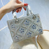 Luxury Women's Evening Bag Handmade Shiny Diamond Decoration Fashion Crossbody Shoulder Bags Women Handbags for Wedding Party