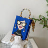 Evening Bags for Women 2024 New Fashionable Leather Shoulder Bag Woman Hard High Quality Hip Hop Party Luxury Designer Handbag