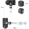 JMCQ USB Android TPMS Tire Pressure Monitoring System Display Alarm System Internal External 5 Sensors For Car Navigation Radio