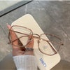 Transparent Computer Glasses Frame Women Men Anti Blue Light polygon Eyewear Blocking Glasses Optical Spectacle Eyeglass