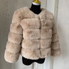 Damenmode Kunstpelzmantel superheiß Herbst Winter Damen kurze Kunstfuchsjacke flauschig hohe Qualität 7XL Damen Pelzmäntel