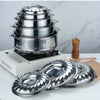 4-Piece Stainless Steel Orchid Preservation Set – Double-Layer Insulated Pots, Diamond Design, Large Capacity (1L, 2L, 3L, 5L)