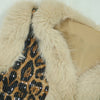 CM.YAYA Women's Set Sleeveless Fur Leopard Sequined V-neck Wool Vest and Pant Suits 2024 Street Two 2 Piece Set Outfit Tracksuit