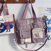 Nylon Waterproof Canvas Women Handbags Shoulder Bag Japanese Ladies Messenger Bag Student School Crossbody Bags for Girl Satchel