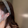 Luxury Inlaid Rhinestone HairBands for Women Korean Fashion Hair Pressure Headband Small Pearl Wedding Hair Jewelry