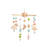 Baby Crib Mobile Bed Bell Rattle Toys Wooden Crochet Stars Pendant Bed Bell Toys Newborn Comfort Crib Bracket Hanging Toys Gifts