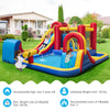 Inflatable Water Slide Giant Kids Water Park w/ Double Slides without Blower