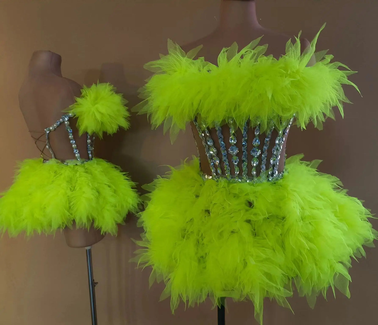 Ensemble haut et jupe sexy en dentelle, robe rose tendance, fête d'anniversaire, club dragqueen 303, performance  Y001