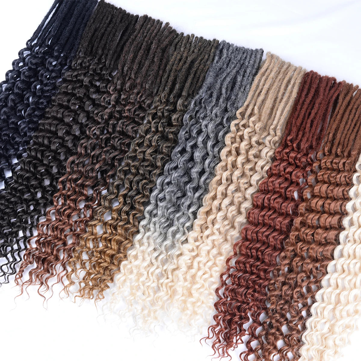 Handmade Dreadlocks Hair Extensions 24Inch Soft Crochet Dreadlock Braids Hair Synthetic Faux Locs Braids Hair For Women And Men