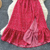 Summer Pleated Women Buttons Dresses Casual Beach Holiday Short Sleeve V Neck Woman Midi Dress Bohemian Mujer Vestidos