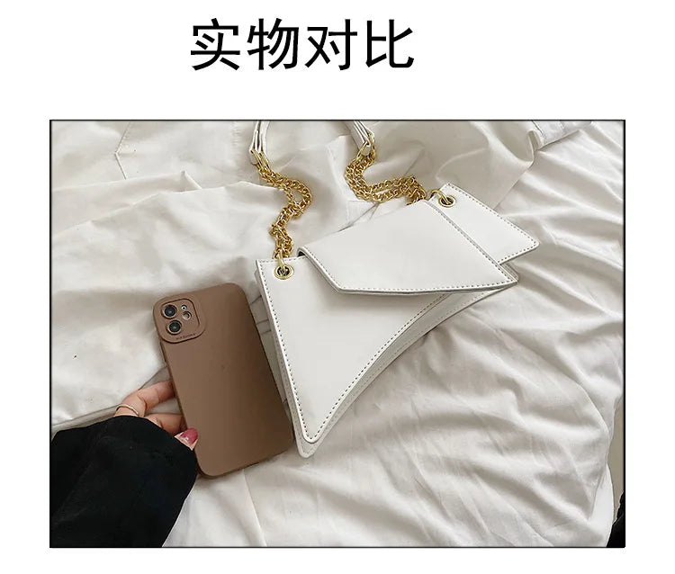 High quality Ladies Shoulder Bag Sense of luxury Chain Handbags Premium Leather Retro Women Bags Designer Lady Armpit Bag Clutch
