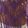 2024 Beach Cover Ups for Swimwear Women Sexy Hand Hook Hollow Out Sunscreen Shirt with Long Tassel Beach Cover