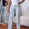 Women's Beading Jeans High Waist Slim Spring Casual Denim Pant Vintage Fashion 2024 Streetwear Straight Jeans Trousers 2024