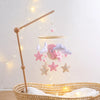 Baby Crib Mobile Rattle Toy 0-12Months Infant Soft Felt Teddy Velvet Pink Bear Bed Bell Hanging Toy Holder Bracket Crib Girl Toy