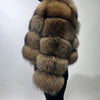 2025 MAOMAOKONG Natural Real Fox Fur Coat Women Winter Long Sleeve Luxury Raccoon Fur Jackets Thick Top Female Furry Coat Vest