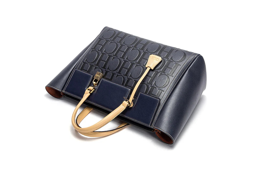 CHCH Fashion Retro Print Bucket Bag Travel Party Banquet Shoulder Bag Luxury Classic 2024 Winter Women's Large Capacity Handbag