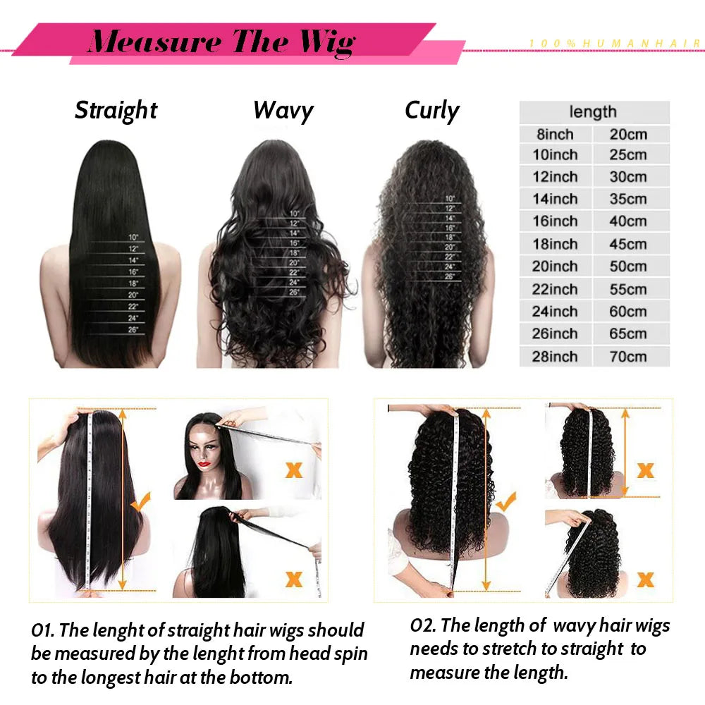 Swupod 200 Density Full 13x4 13x6 HD Lace Front Wig for Women Remy Human Hair Deep 4x4 Frontal Wig 27#Light Brown Color Glueless