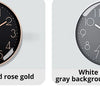 8 Inch Mute Wall Clock Simple Digital Wall Clock Home Decorations Cubic Digital Clock Quartz Wall Clock