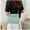 Ladies Fashion Large Capacity Chain Bag Retro Square Tote Bag Diamond Texture Shoulder Crossbody Daily Hundred Underarm Handbag