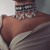 Fashion Crystal Rhinestone Choker Velvet Statement Necklaces for Women Collares Jewelry Party Gift