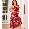 XL-5XL Big Size Sexy Suspender Nightdress Sleepwear Lingerie Summer Women Nightgown Loose Silky Satin Dressing Gown Loungewear