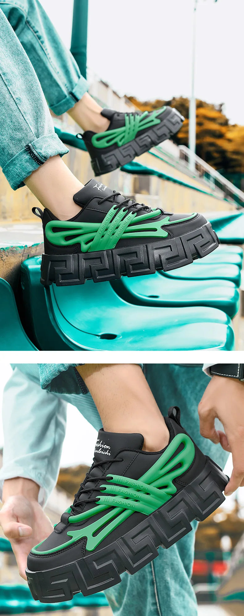 Casual Shoes For Men Street Style Walking Shoes Sneakers Thick Bottom Running basketball Shoes Male 2023 Vulcanized Sneakers Men