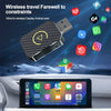 2 in 1 Wireless CarPlay Adapter&Android Mini Auto Wireless Adapter, 5Ghz WiFi Type-C/USB Plug & Play Carplay Wireless Adapter