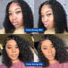 13x4 Short Bob Wig Jerry Curly Bob Wigs Deep Curly Wigs Human Hair Natural Black Pre Plucked Lace Frontal Wig Pixie Curly Wig