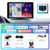 Podofo 8inch Android Monitor 4+64G Carplay Android auto Car Video Player Bluetooth FM AUX Apple Airplay Dashboard Monitor