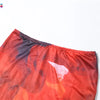 Weird Puss Tie-Dye Print 2 Piece Set Women Summer Y2K Fashion Hipster Elegant V-Neck Camisole+Maxi Skirts Matching Streetwear